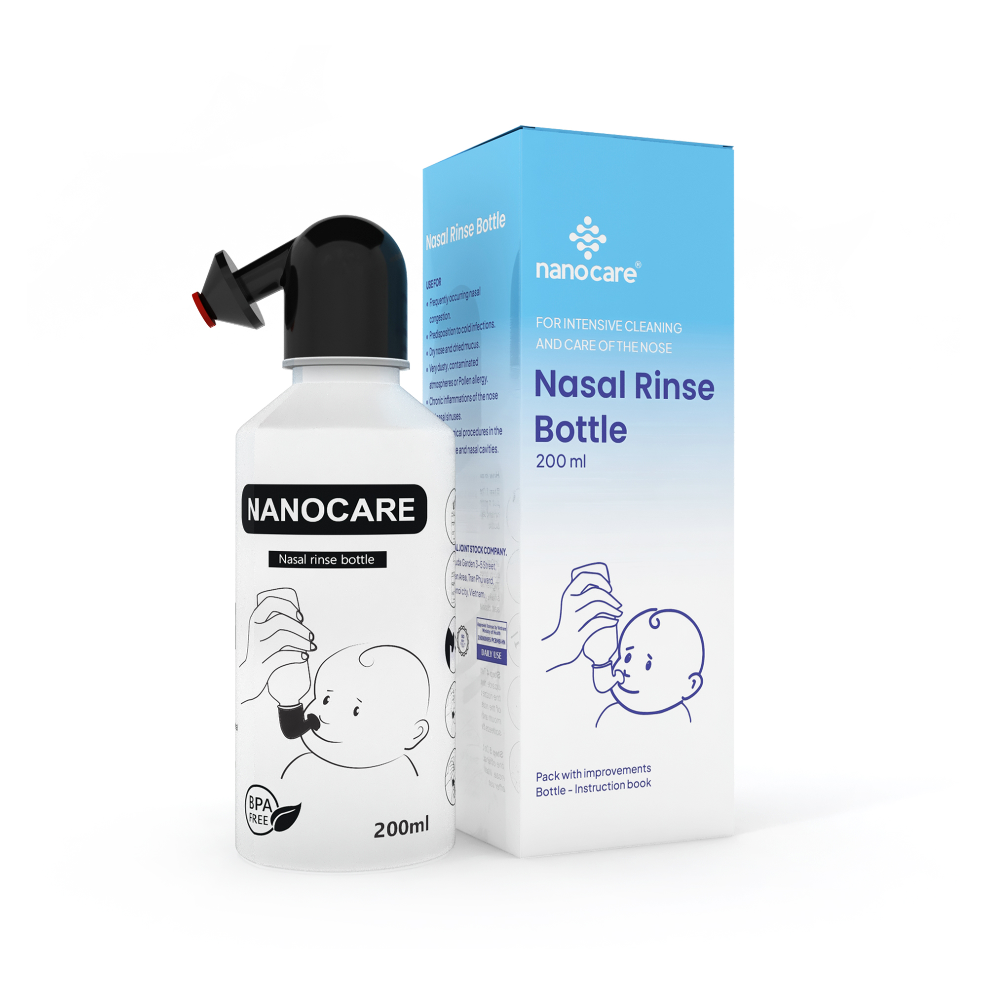 Nasal Rinse Kit ver 2 (200ml)
